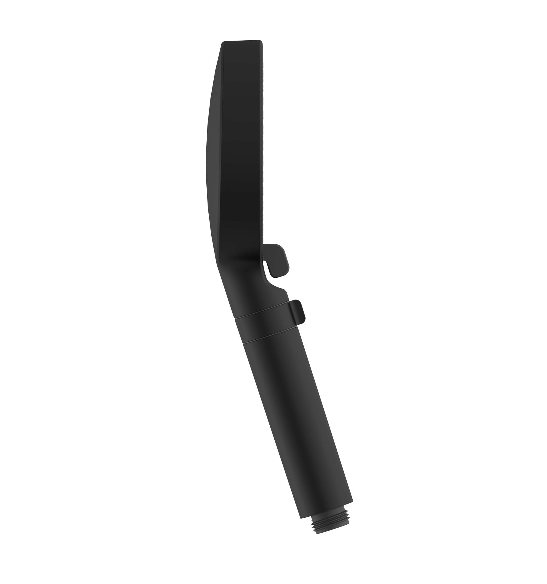 Słuchawka prysznicowa Stilform Premium Soho | czarna matowa słuchawka prysznicowa 120 mm, 3 rodzaje strumienia | wysokiej jakości głowica prysznicowa z efektywną funkcją antykamieniową (czarna matowa)
