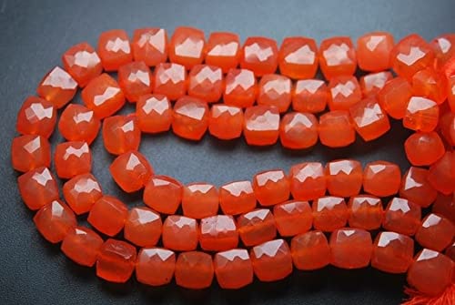 Carnelian briolettes 7-8mm pour concevoir facilement vos bijoux d'été