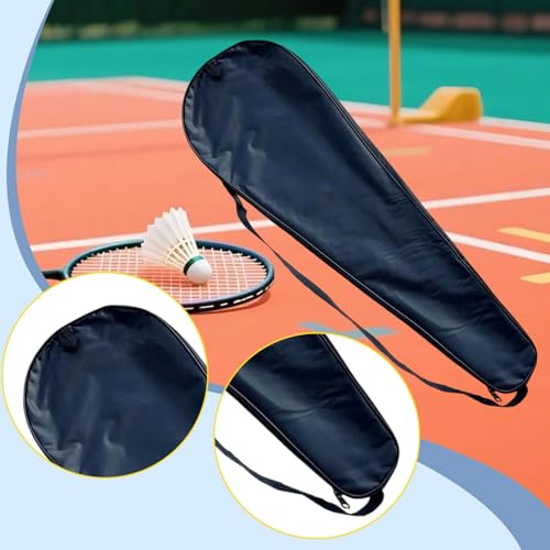Funda para raqueta de bádminton con estuche de transporte y protección 6