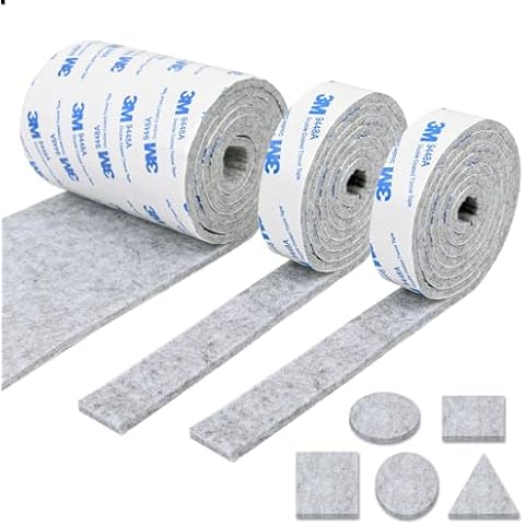 Vicloon Self-Adhesive Furniture Felt Pads Cover