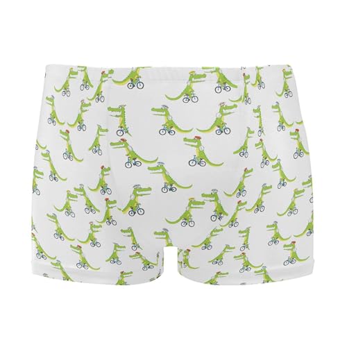 Crocodile Funny Mens Swim Trunk Swimwear Bathing Suit Swim Brief Square Leg Board Short S B0405413