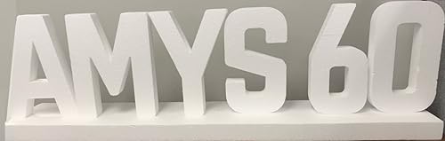 Miniatura 5 de Letras de espuma suave EPS para bodas, pasteles, artes y manualidades, 3 tamaños a elegir, 6, 12 o 24 pulgadas de alto, (C, 24 pulgadas de alto,