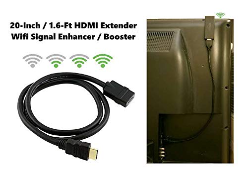 IENZA HDMI Male to Female Extender, Port Saver, Signal Enhancer, WiFi Booster Cable
