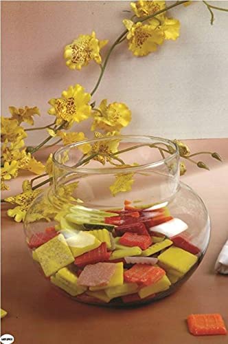 Image of Mini Glass Flower Vase, Candy Jar | Pack of 1 Piece, 4 Inches | Money Plant, Bamboo Plant Pot for Bedroom, Living Room, Office Reception & Table Centrepiece