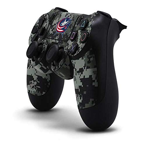 Skinit Decal Gaming Skin Compatible with PS4 Controller - Officially Licensed NHL Columbus Blue Jackets Camo Design