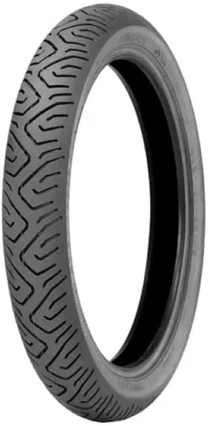 Imagem lateral de um pneu com fundo neutro claro. Imagem lateral de um pneu com fundo neutro claro.