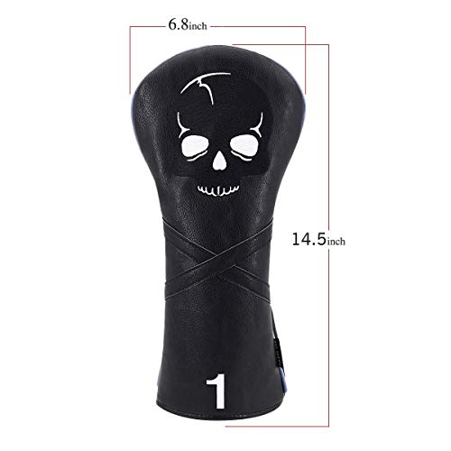 image for Big Teeth Golf Head Covers Driver Headcover 460cc #1 Golf Club Protect