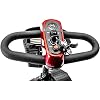 BUZZAROUND EX Extreme 4-Wheel Heavy Duty Long Range Travel Scooter, Red, 18-Inch Seat