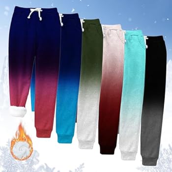 IQYU Joggingbroek voor dames, fleecebroek, warm gevoerd