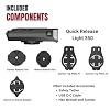 350 Lumens Quick Release Light + Tubeless Sealant Injector (Alloy)