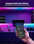 Govee RGBIC Pro LED Lumières à bande, 16.4ft Changement de couleur Smart LED Strips, fonctionne avec Alexa et Google, segmenté DIY, Synchronisation de la musique, WiFi et le contrôle de l'application, LED Lumières pour la chambre à coucher, Décor maison