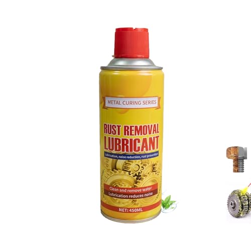 15.2oz Extra Large Size Rust Removal Lubricant Anti-Rust Lubricant & Fast-Acting Rust Remover Spray for Metal Vehicles Tools Chains Bolts and Hinges (1 Bottle)