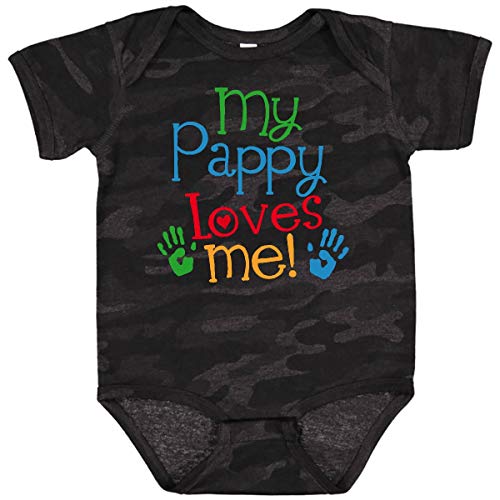 inktastic My Pappy Loves Me Baby Bodysuit