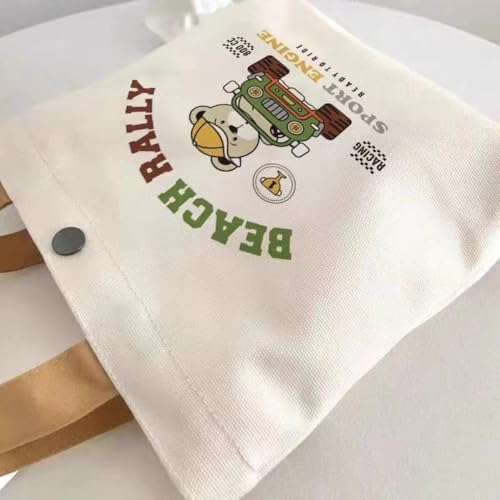 Bolso de lonchera tipo tote mini blanco miniatura 2