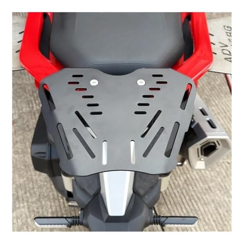 Porte-bagages moto Shengshi 368G, support coffre intégré solide avec plaque