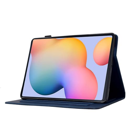 TEDTIKJT iPad Mini 5/4/3/2/1 ケース iPad mini 3 ケース 手帳型 オートスリープ/ウェイク ペン収納 iPad Mini 4 2015 ケース フェンスの子猫のパターン iPad ミニ2 耐衝撃カバー スタンド機能 カード収納 全面保護 iPad ミニ5 ケース レトロな豪華さ PUレザー ipad mini 第5世代 7.9インチ カバー -青