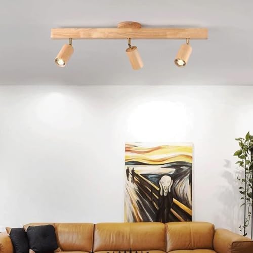 360° Rotatable Adjustable LED Track Lighting Kit, Modern 3-Light Linear Ceiling Light, Stylish Spotlight for Home, Kitchen & Farmhouse Decor