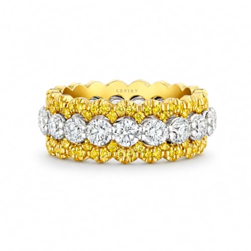 Umbra Split 3.05 Carat Diamond Ring in 18K Yellow Gold & Platinum