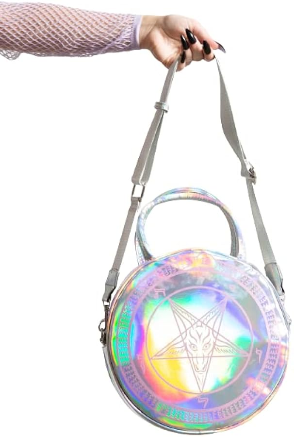Killstar Baby Baphomet Rave Gothic Club Holographic Crossbody Killstar Baby Baphomet Rave Gothic Club Holographic Crossbody