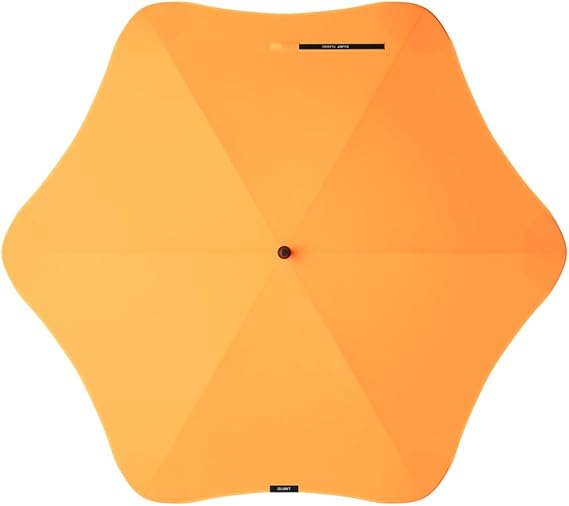Brandt METORA METRO 2.0 Orange Folding Umbrella, 21.7 inches 55 cm, Auto Open