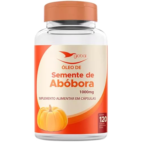 Óleo de Semente de Abóbora Global Suplementos 120 Cápsulas