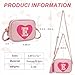 OYLOLA Girls Purse for 3-8 Year Olds, Pink, Cute & Trendy, Fashionable & Compact, Zipper Closure, 3 Sections, 2 Compartments, 3 Pockets, Vegan Leather for Girls