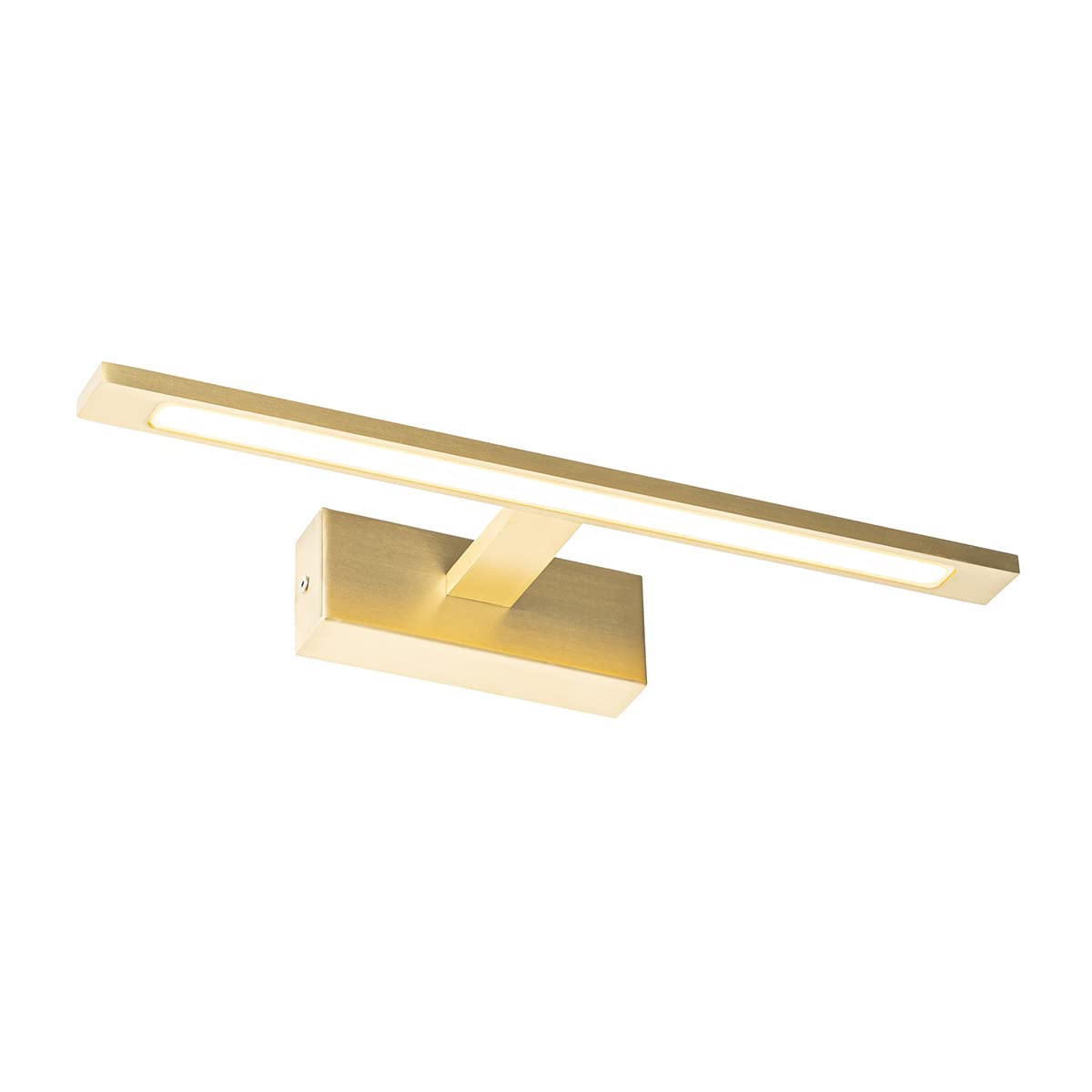 LED Applique murale 1 lumière L 41.5 cm Doré Laiton Design éclairage intérieur
