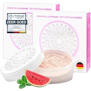 Onlysmile tandenbleekpoeder voor witte tanden | Tandenbleek- en bleekpoeder met zichtbaar reinigend effect | Tanden witter maken – cosmetische tanden reinigen