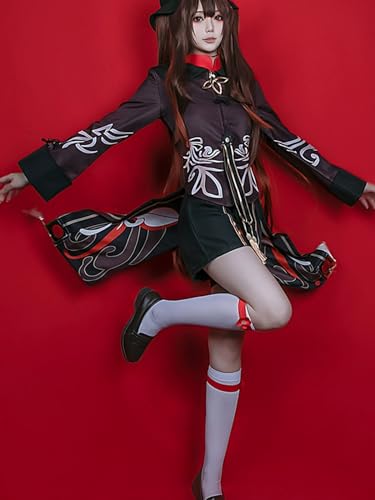 OSIAS Genshin Impact Hutao Cosplay Outfit Hutao Costume(XXXL), 3XL - Image 2