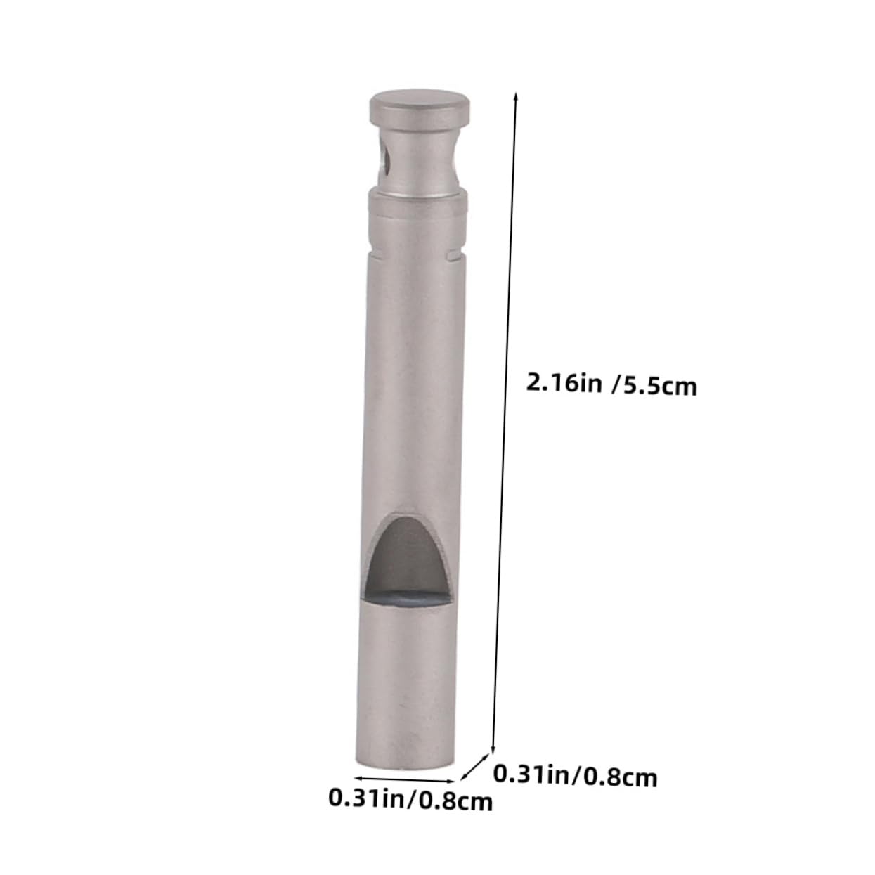 HONMEET Loud Emergency Whistle for Women Camping Hiking Metal Survival Whistle