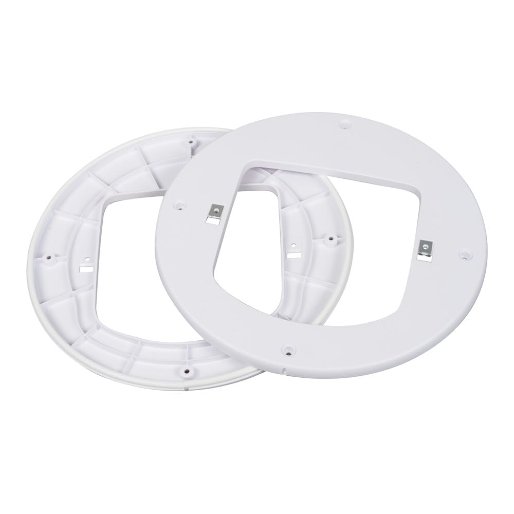 PetSafe Installation Adaptor for Microchip & Manual-Locking Cat Flap - Versatile, Energy Efficient, Easy Installation - White