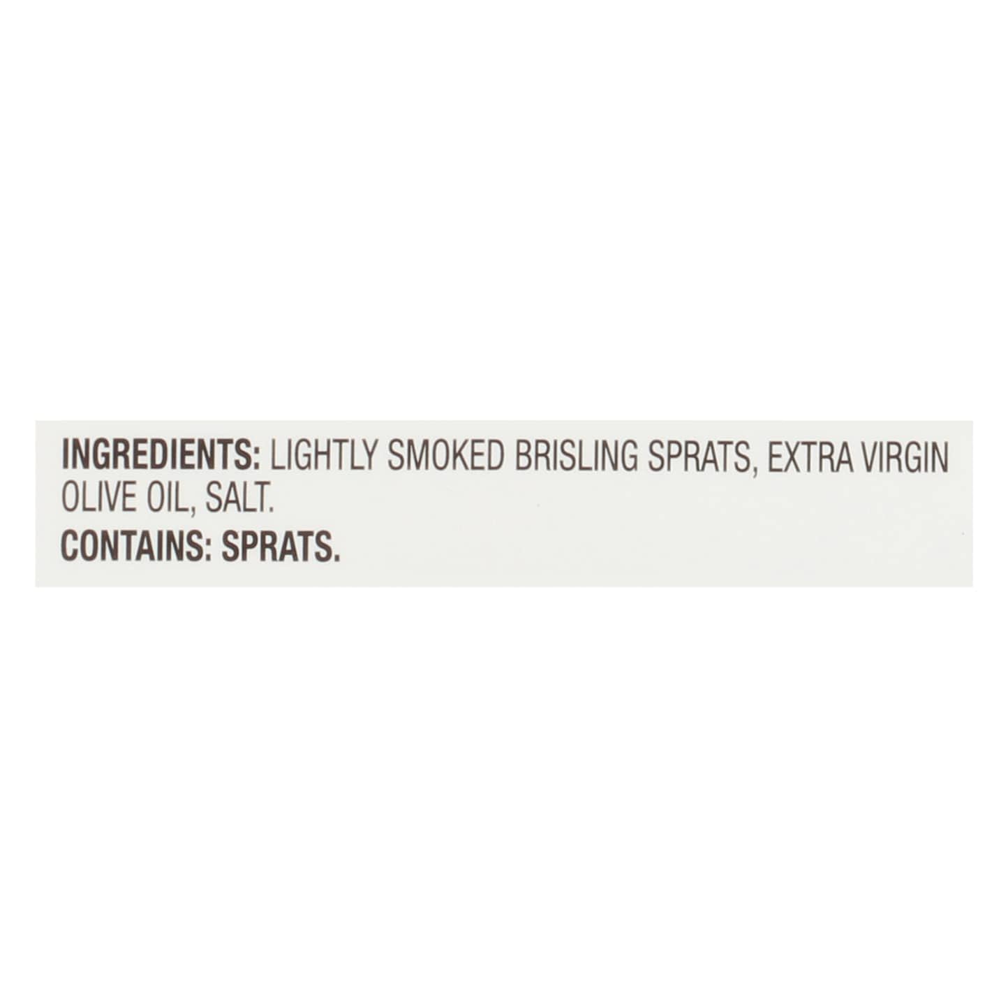 Brunswick Wild Caught Gourmet Brisling Sardines in Extra Virgin Olive Oil, 4.23 oz Can (Pack of 12) - 14g Protein per Serving - Gluten Free, Keto Friendly