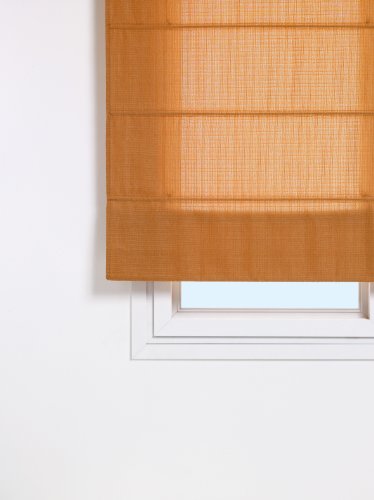 Estores Basic Siena Estor Plegable con Varillas, Poliéster, Cobre, 45x175cm