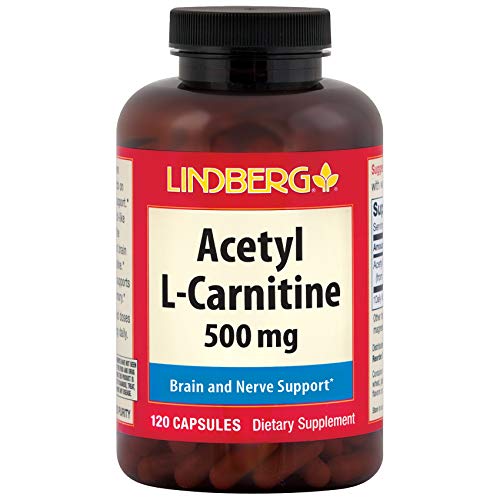 Lindberg Acetyl L-Carnitine 500 mg 120 Capsules