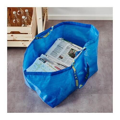 Amazon.co.jp: [イケア]IKEA フラクタ FRAKTA キャリーバッグ L ブルー