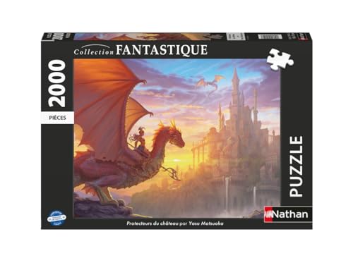 Puzzle 2000 pièces : Collection Fantastique Protecteurs du château Ravensburger Nathan