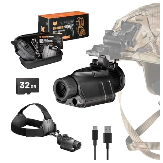 Night Vision Monocular, Nightfox Prowl Night Vision Goggles, Helmet Mounted