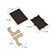 KAKOO Mini Chalkboard Rectangular Chalk Board with Holder for Wedding Decoration Message Board Place Marker Party Sign (20 Pieces)
