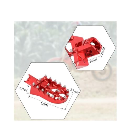 Repose pieds moto universels pour vos sorties cross en CRF