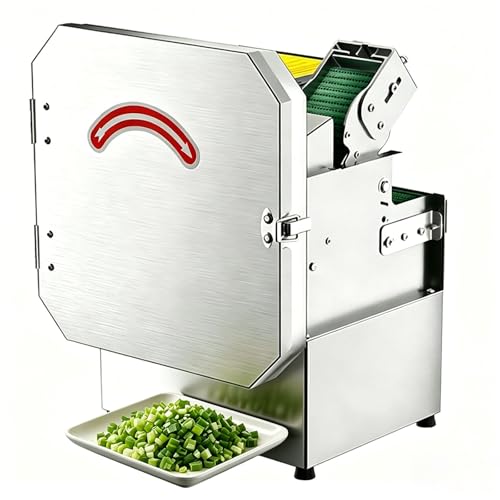 Cortadora eléctrica de verduras ajustable con cuchillas de acero