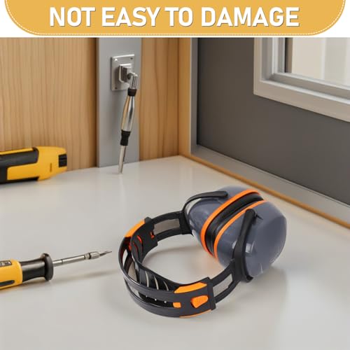Casque antibruit de chantier et de chasse avec isolation phonique réglable