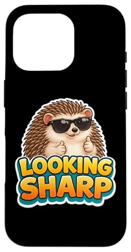 Looking Sharp Quills Hedgehog Owner Erinaceinae �T���O���X �X�}�z�P�[�X iPhone 16 Pro �p