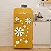 Fuutreo 12 Sheets Daisy Stickers 130 Pcs Flower Car Decals Self Adhesive Vinyl Retro Butterfly Flower Car Sticker for Bumper Mirror Window Clings Laptop Wall Decoration(Single Color,Daisy)