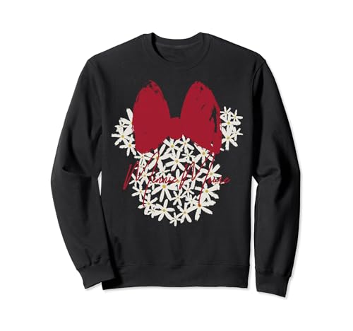 Sweatshirt Minnie Mouse floral : confort chaud sans déformation