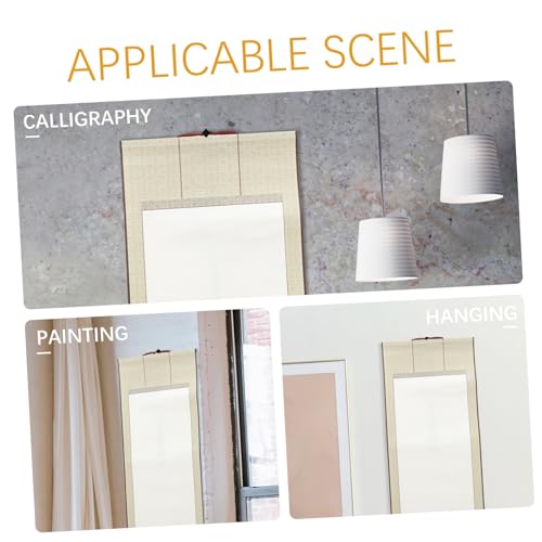 Papier de riz beige pour calligraphie chinoise et peinture 2pcs