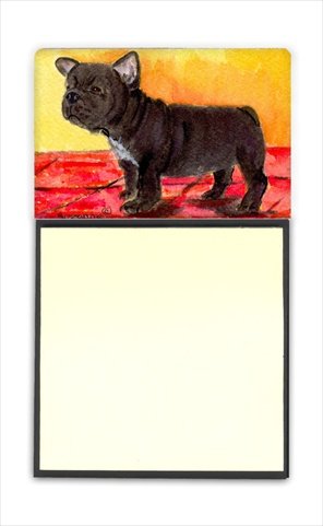 French Bulldog Refiillable Sticky Note Holder or Postit Note Dispenser