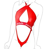 Amazon.co.jp: (アリカ) 穴あき ハイレグレオタード スケスケ