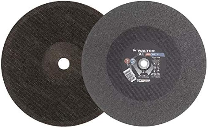 Walter 10B203 RIPCUT Cutoff Wheel [pack of 5] – 20 in. Abrasive Cutting Wheel for Steel, Stainless Steel – A-24-FC Grit Abrasive for Stationary Cut Off Machines