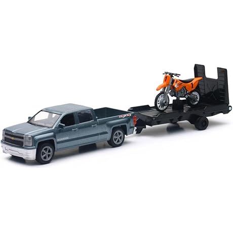 New Ray Toys 1:43 Scale Chevrolet Silverado Pick Up Perfect for Hauling Toys