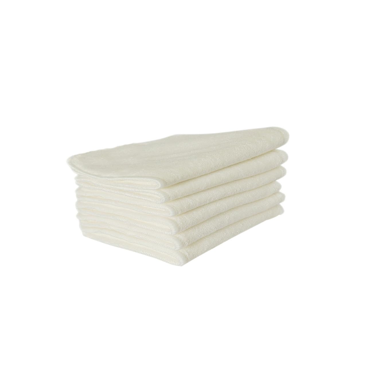 6 piezas Pañales para Niña Almohadillas Absorbentes Fibra de Bambú Desodorizantes y Transpirables Color Beige para Uso Casa y Viajes